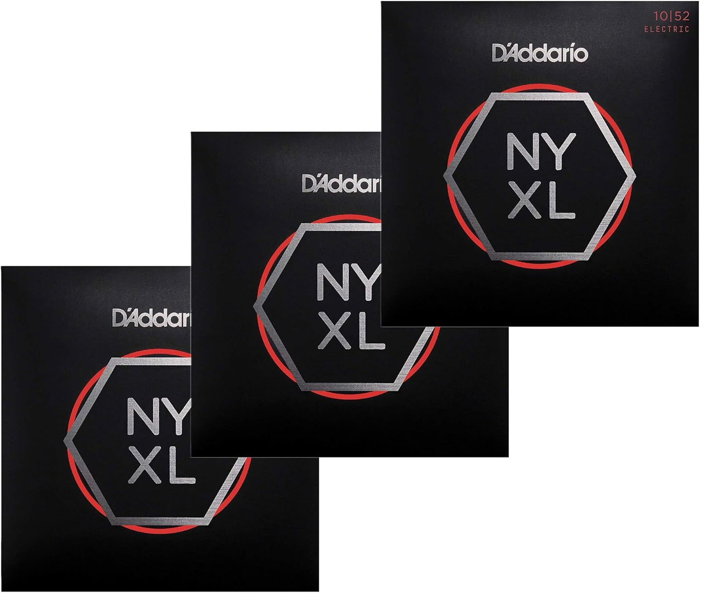 D'Addario NYXL Electric Guitar Strings Light Top Heavy Bottom 10-52