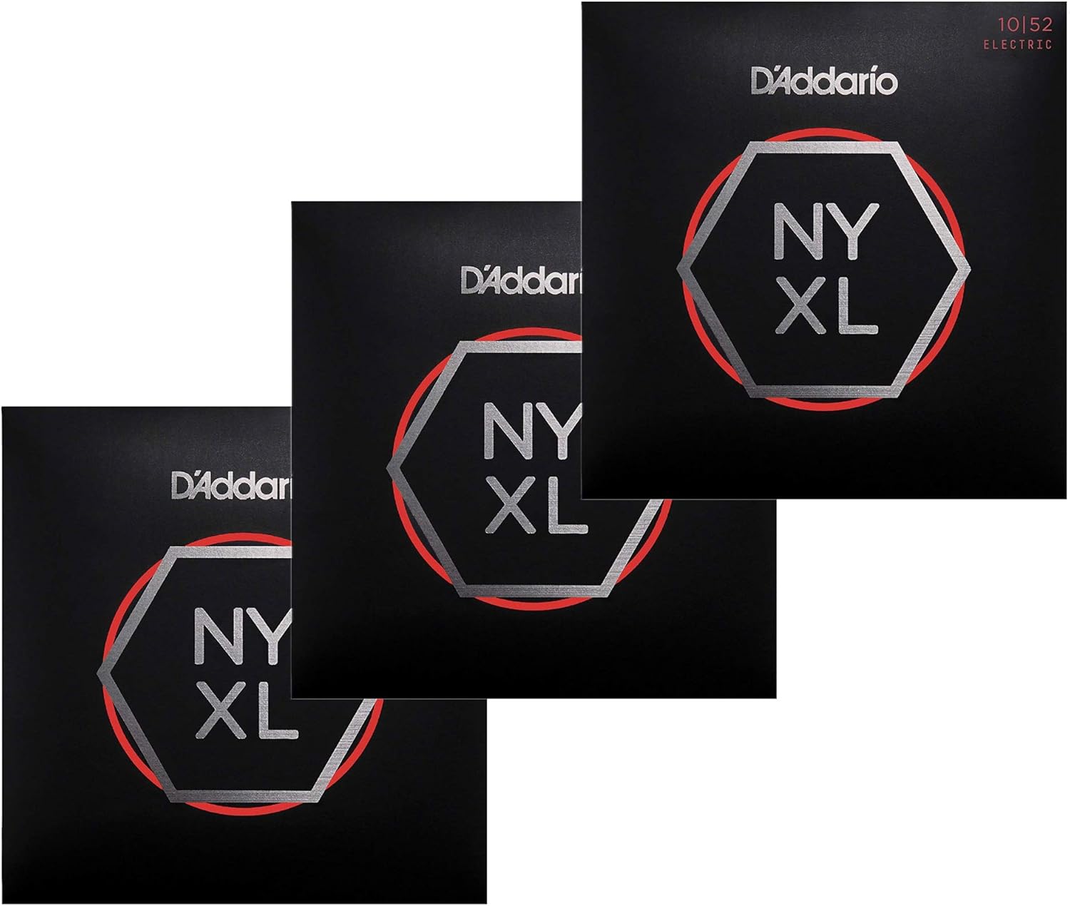 D'Addario NYXL Electric Guitar Strings Light Top Heavy Bottom 10-52