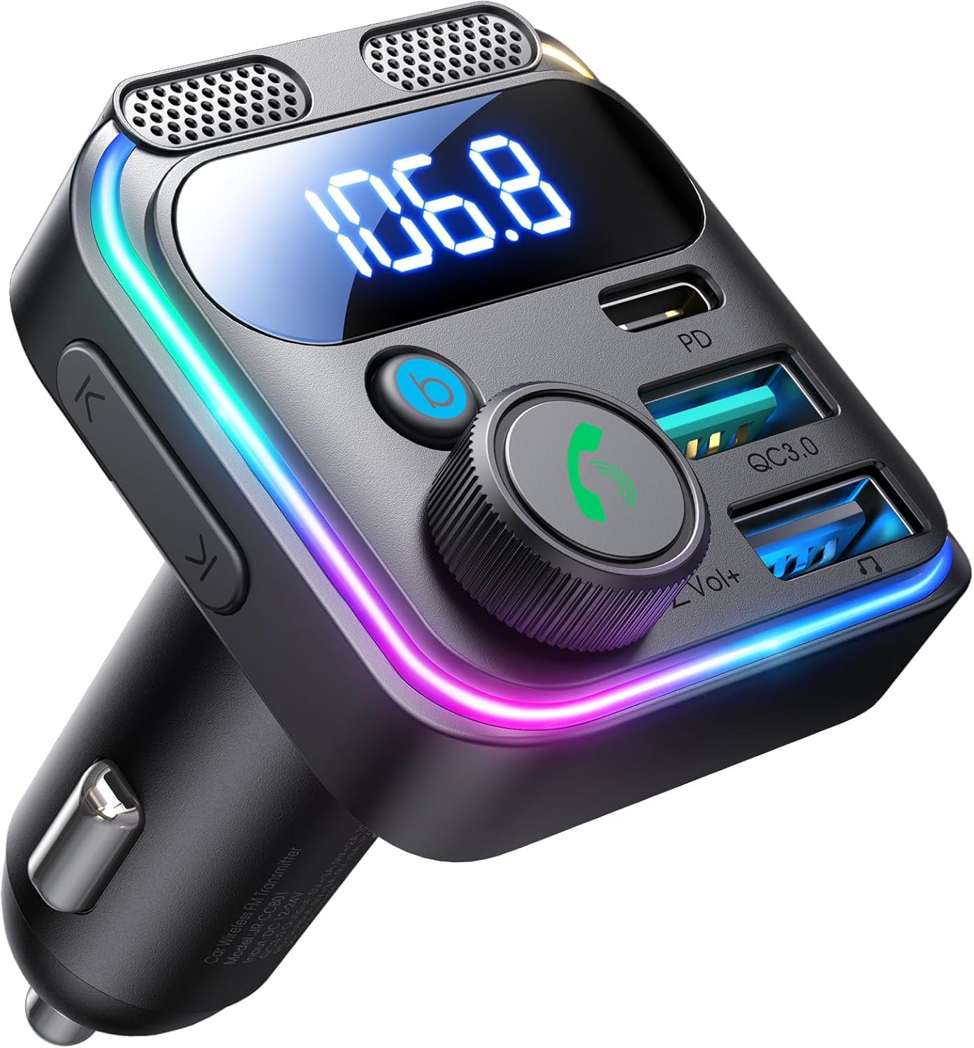 JOYROOM Bluetooth Car Adapter - HiFi Sound & Hands-Free Calling!