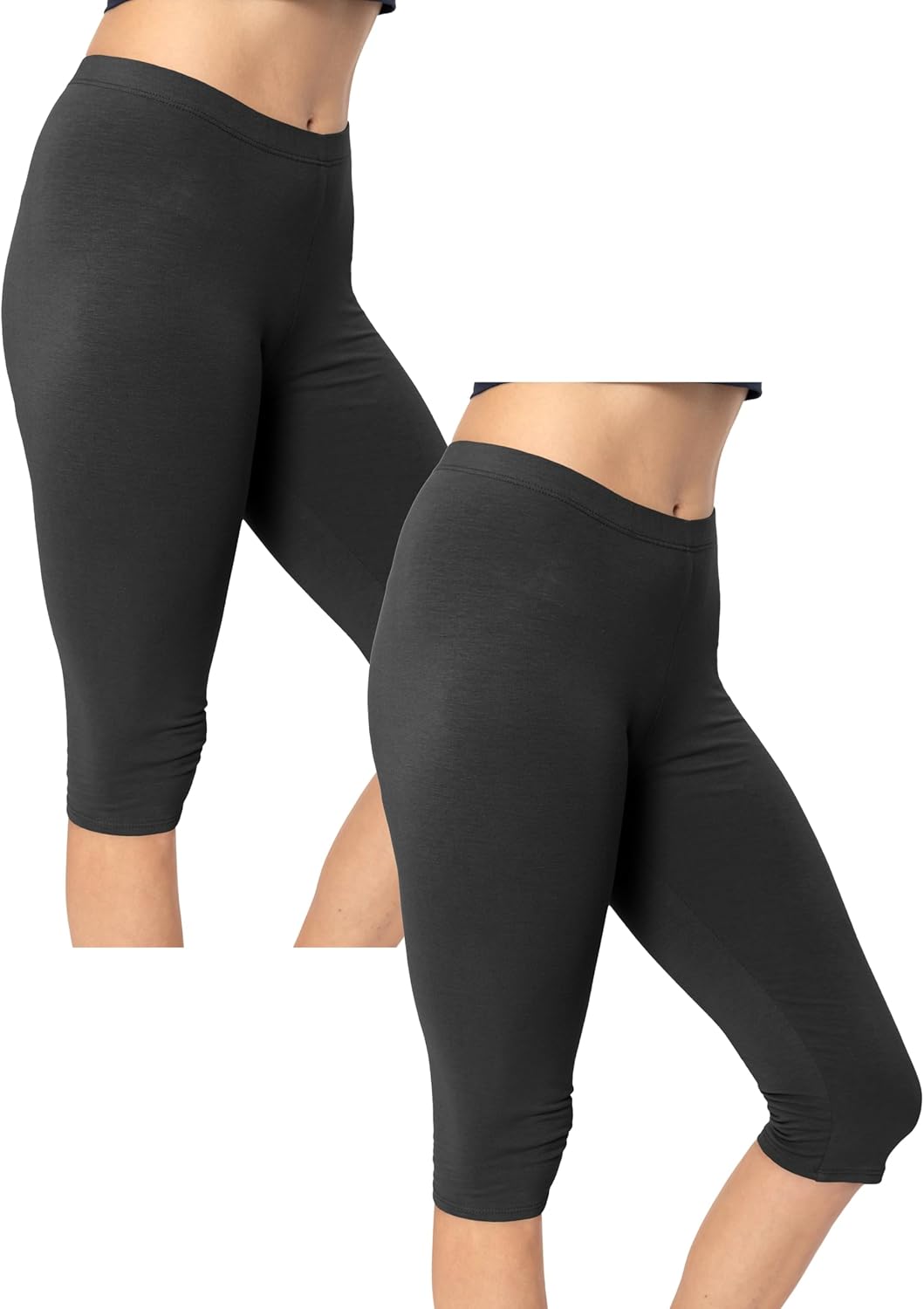 Women's and Plus Size Knee-Length and Ankle Length Leggings