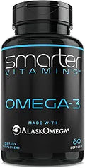 SmarterVitamins Omega 3 Fish Oil for Brain and Joint Support