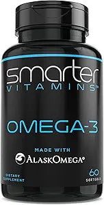 SmarterVitamins Omega 3 Fish Oil for Brain and Joint Support
