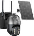 4G LTE Cellular Security Camera Wireless Outdoor - 24H Continuous 2K
