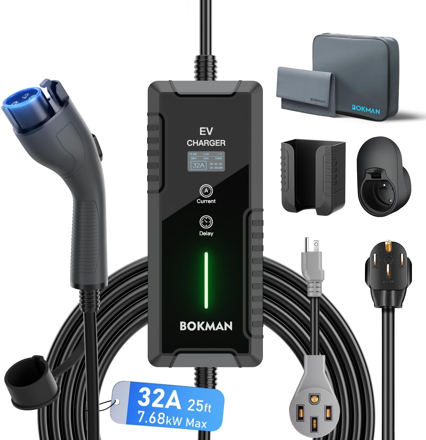 Fast Charging EV Charger for Non-Tesla Vehicles