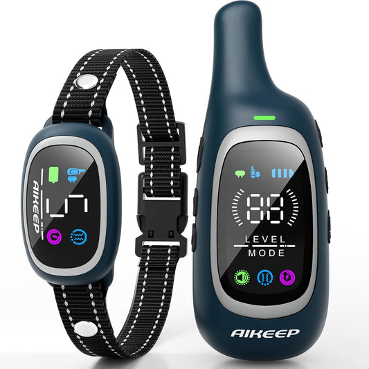 2-in-1 Dog Shock Collar and Bark Collar for Effective Training