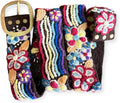 Peruvian Embroidered Flower Belts - Handmade Colorful Floral Belt