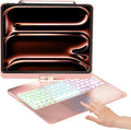 iPad 13 Pro Case with Keyboard and Touchpad - Bright Pink