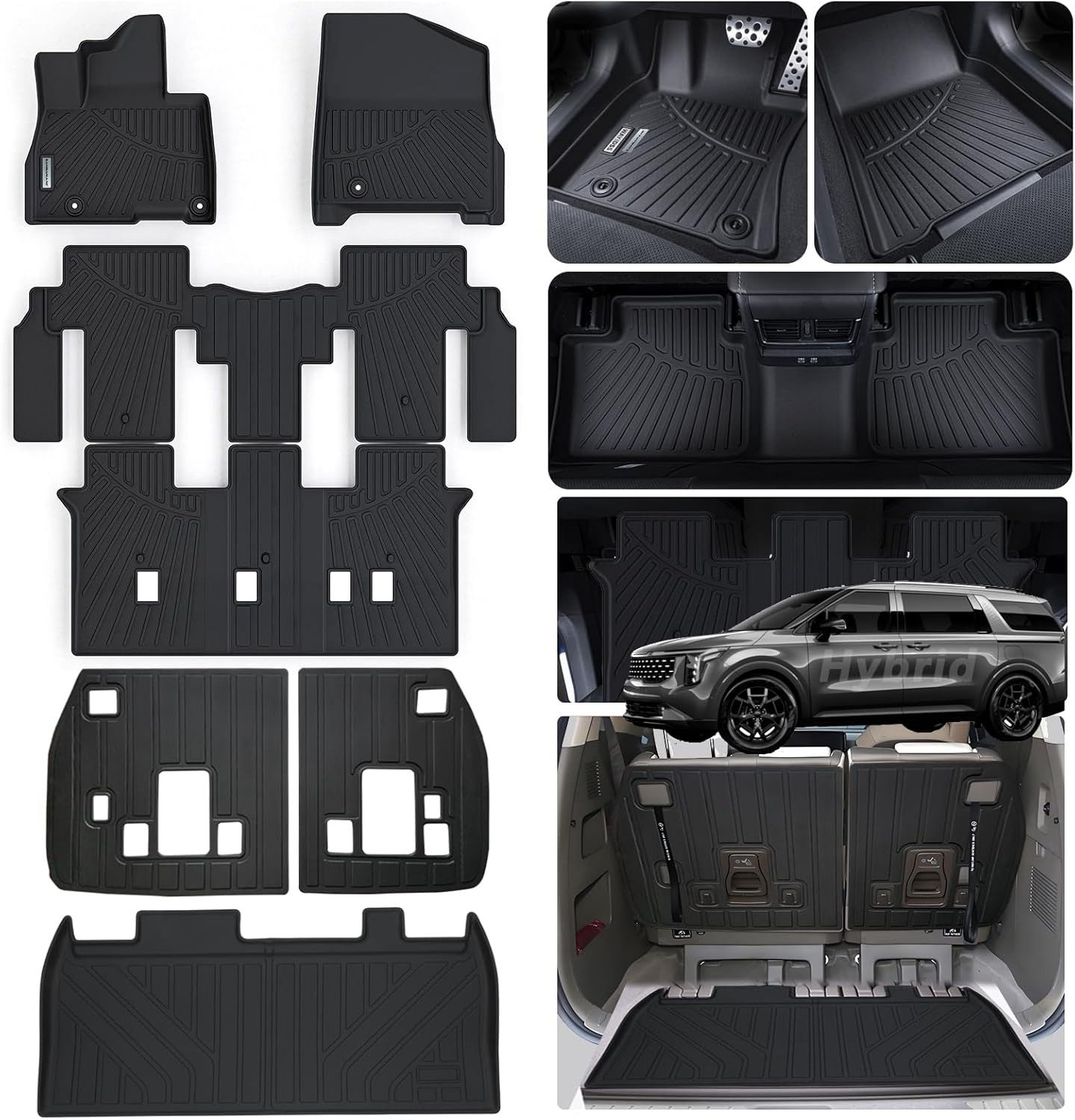 Custom Fit Floor Liners for 2025 KIA Carnival Hybrid Version