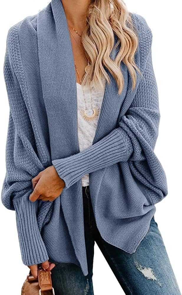 Mafulus Women's Oversized Chunky Knit Cardigan for Stylish Comfort