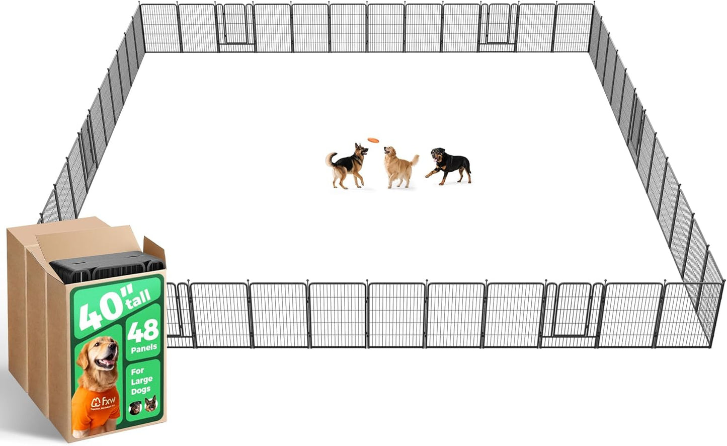 FXW Rollick Unleashed Dog Playpen for Indoor and Outdoor Use