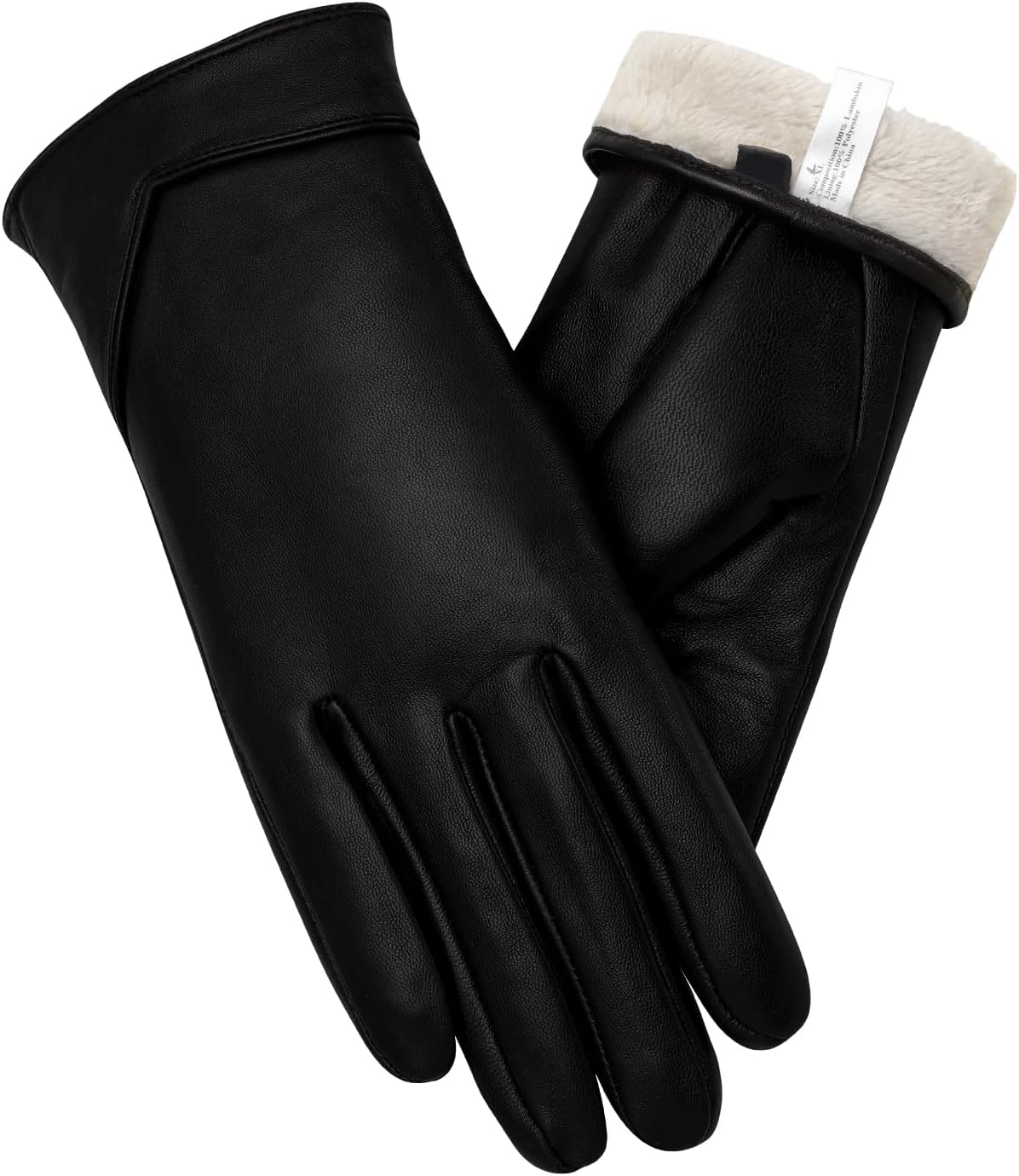 Vislivin Women's Touch Screen Leather Gloves
