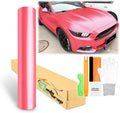 60in x 420in Pink Matte Metallic Satin Pearl Vinyl Wrap Sheet - Bubble