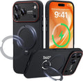 for iPhone 17 Pro Max Case 360 Spin Magnetic Stand - Camera Protection