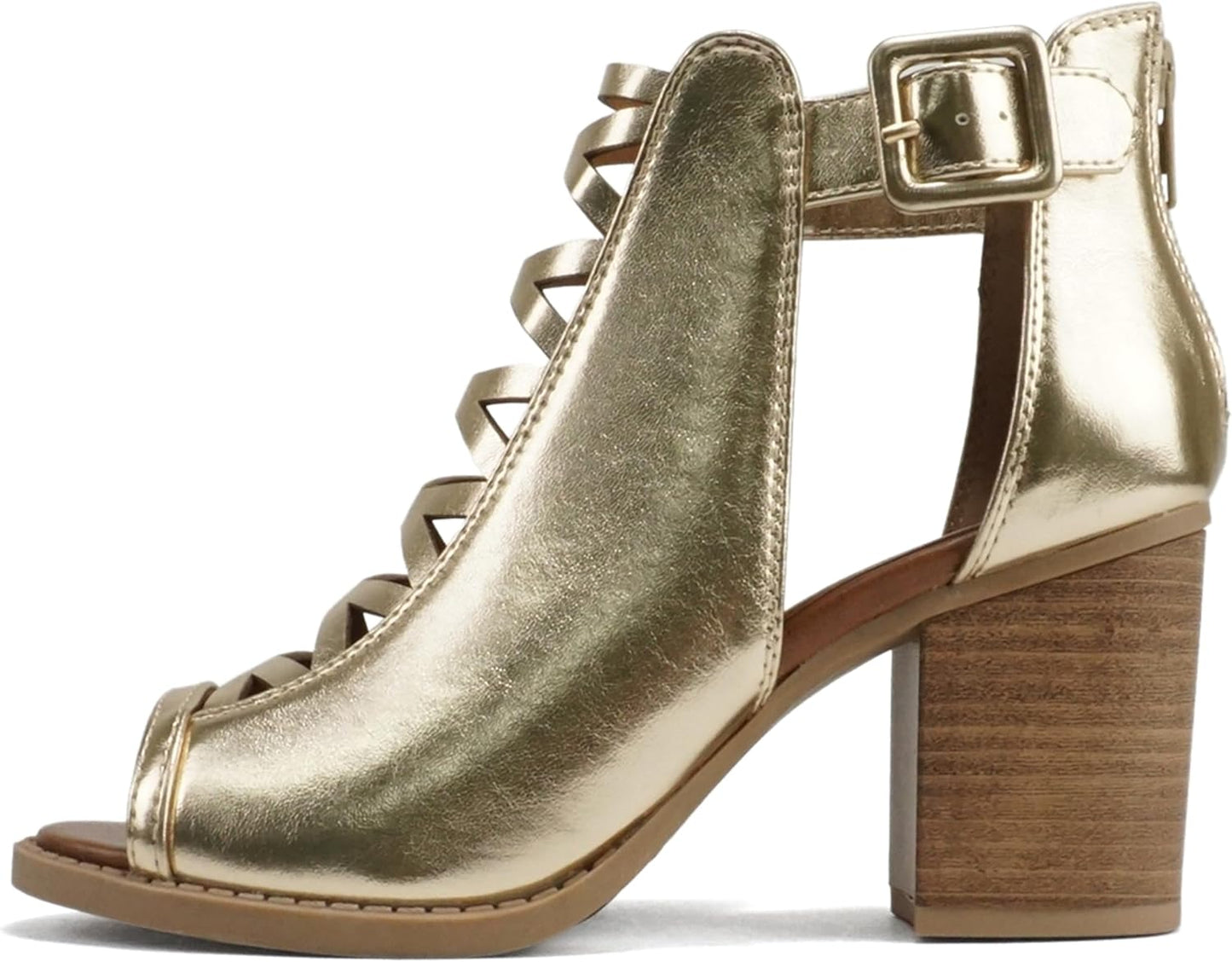 Soda Womens Fashion Aran Open Toe Heel Sandal for Stylish Look