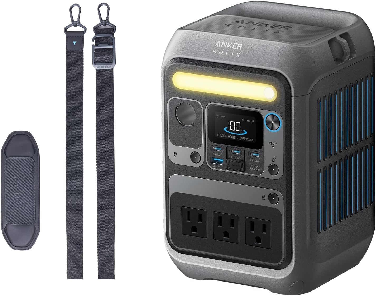 Anker SOLIX C300 Portable Power Station: Power On-The-Go!
