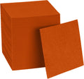High-End Disposable Orange Napkins - Elegant Beverage Necessity - 100 Pack