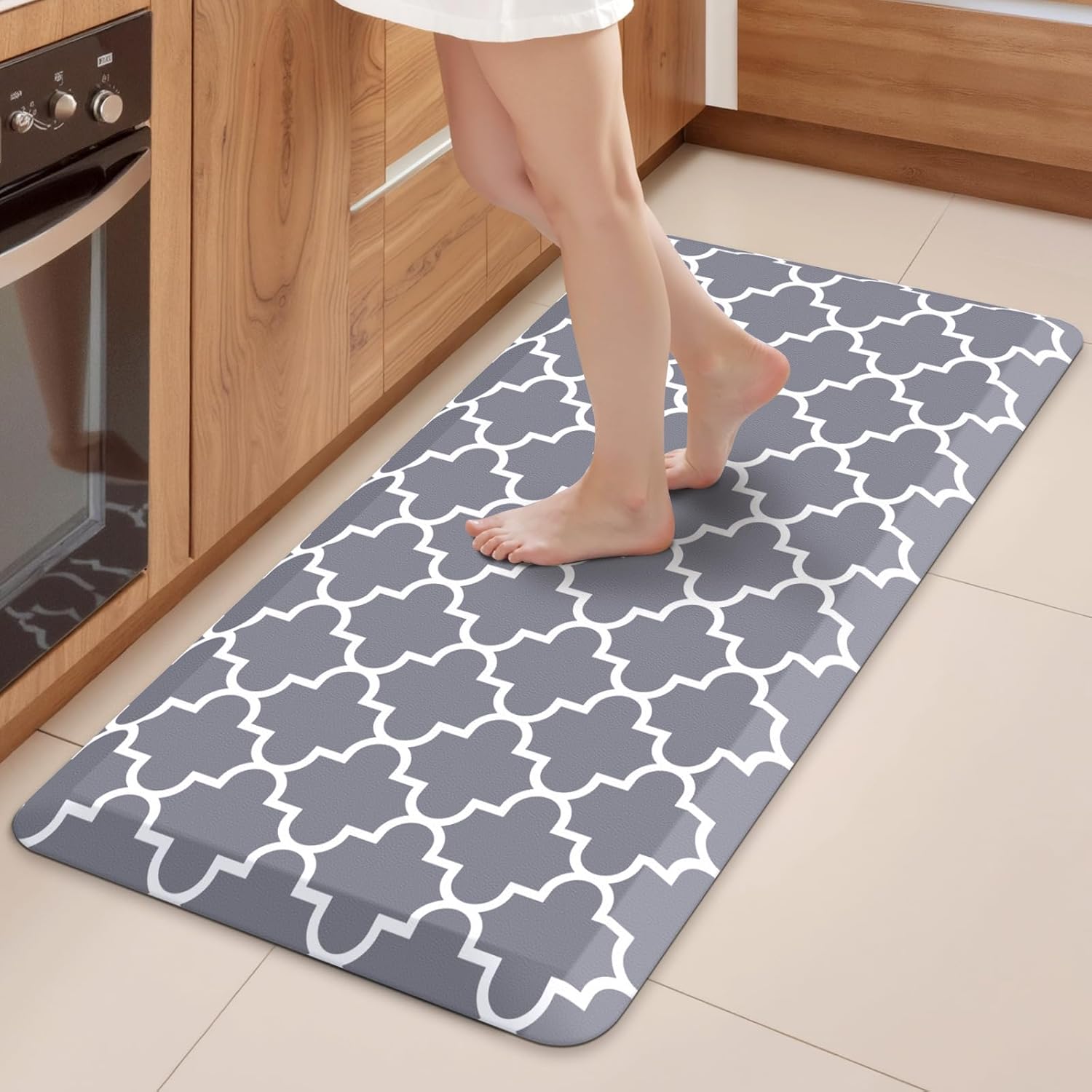 WISELIFE Anti Fatigue Floor Mat for Kitchen and Office Use