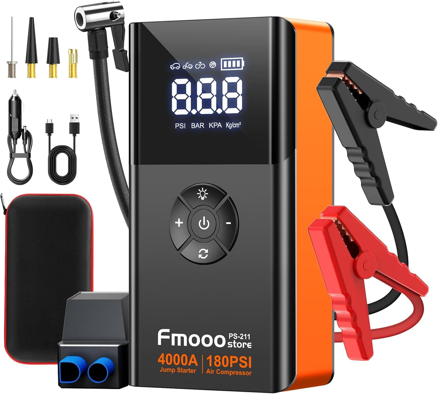 4000A Jump Starter & Air Compressor Combo!
