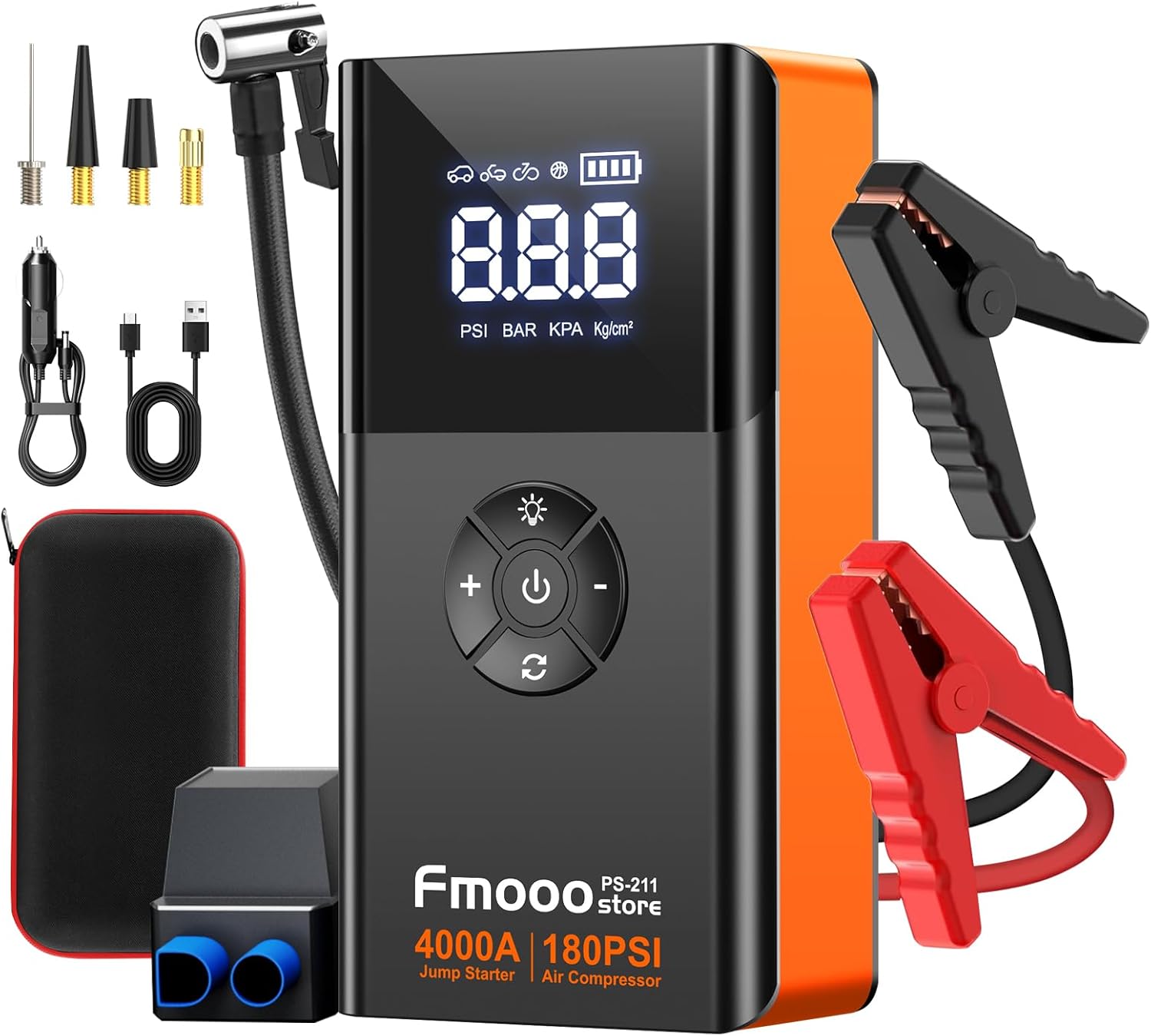 4000A Jump Starter & Air Compressor Combo!