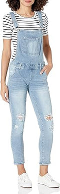 WallFlower Women's Overalls Juniors and Plus - Cute, Comfortable Fit