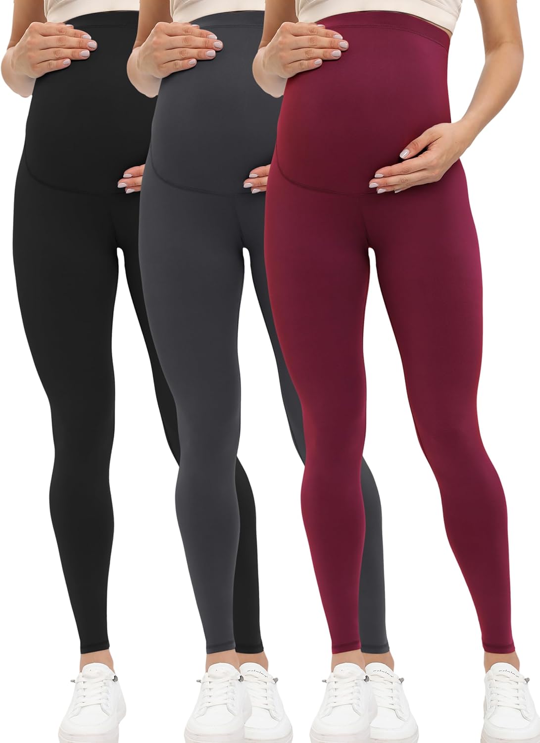 Buttergene Women's Maternity Leggings for Active Pregnancy Wear