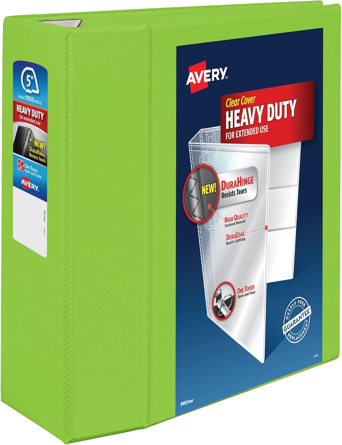 Avery Heavy-Duty View 3 Ring Binder with 5 Inch EZD Rings