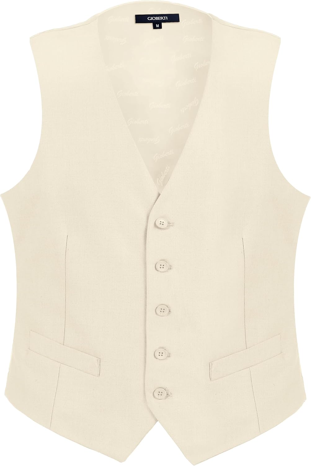 Gioberti Men's Formal Suit Vest for Business or Casual Dress