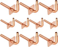 Copper Stub Out Elbows Pack of 10 - 1/2 in 8 in Length, Lead-Free