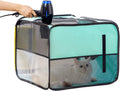 Pet Dog Cat Drying Box | Portable Foldable Drying Crate - Anti-Hair