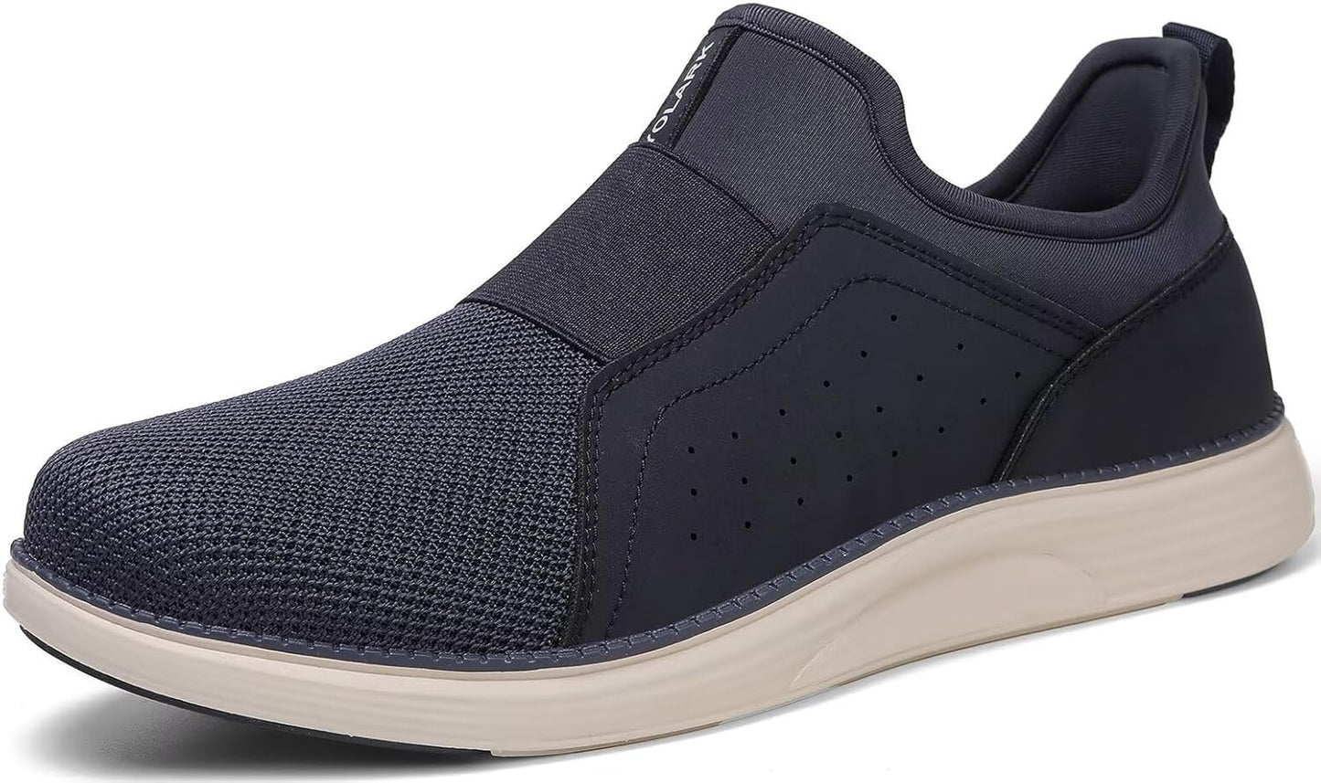 Men Casual Dress Shoes Lightweight Breathable Laceless Sneakers
