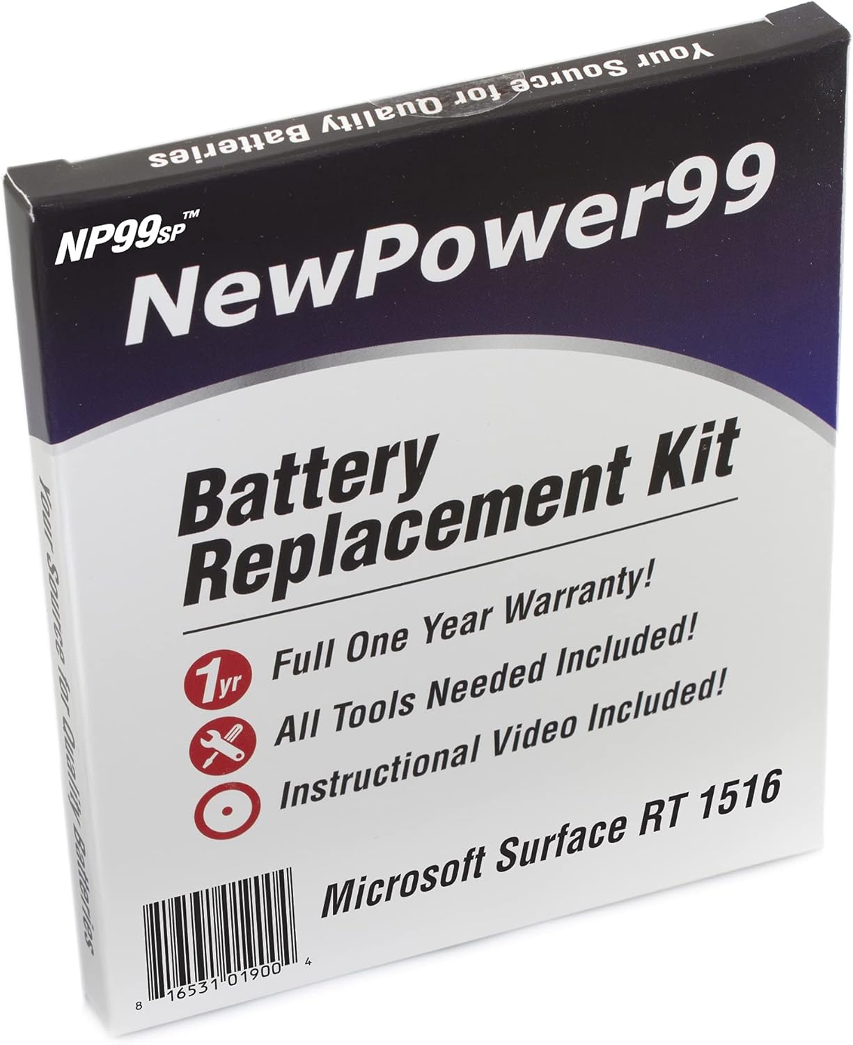 NP99sp NewPower99 Battery Kit Revives Microsoft Surface RT 1516