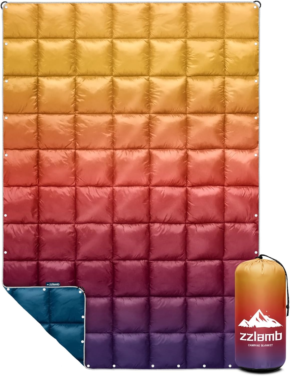 zzlamb Camping Blanket - Lightweight Travel Blanket for Outdoors