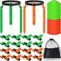 Wettarn 16 Player Flag Football Belt Set for Youth and Adults