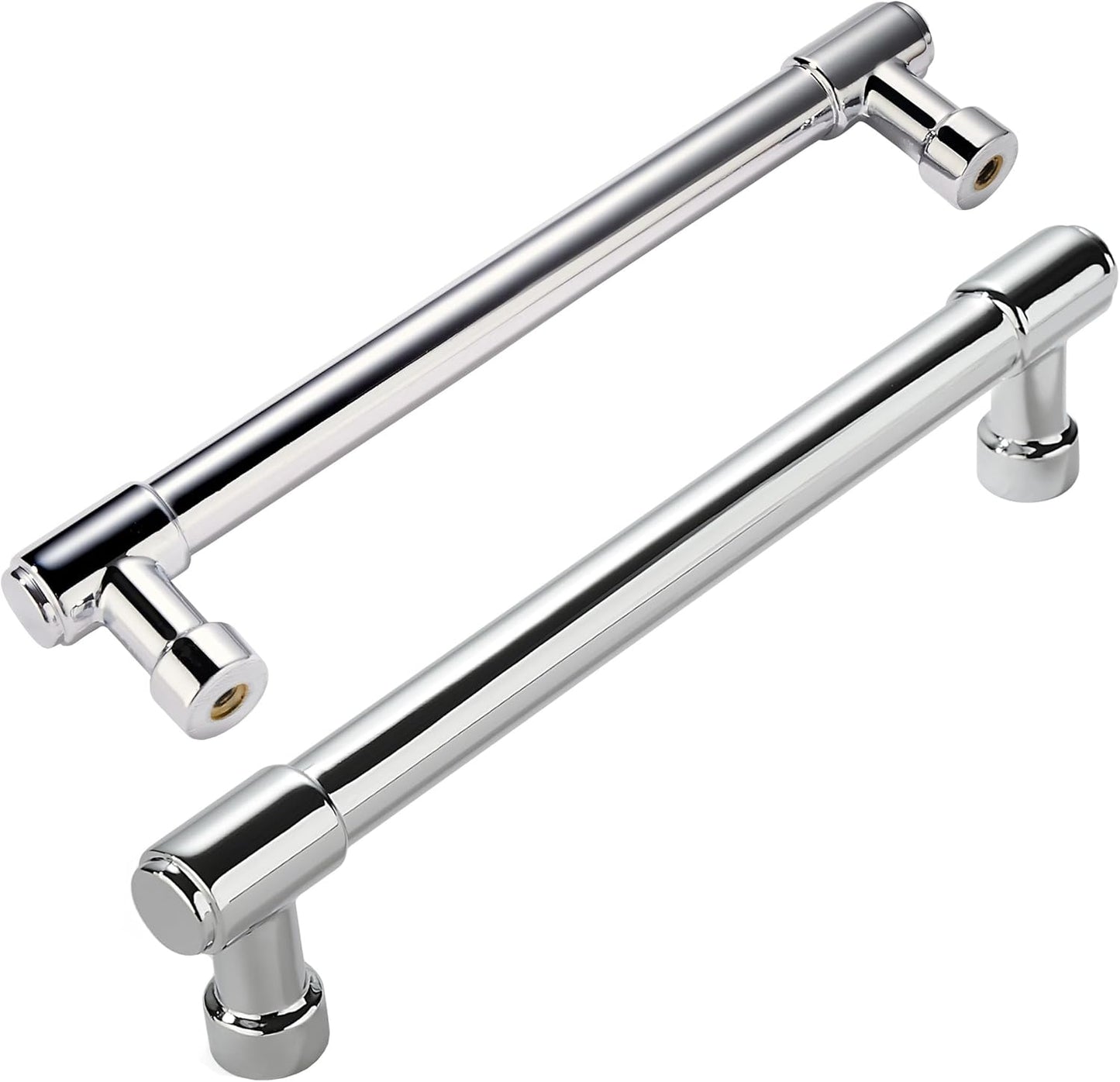 Solid Heavy Duty Jasper Pulls 10 Pack Polished Chrome Cabinet Pulls