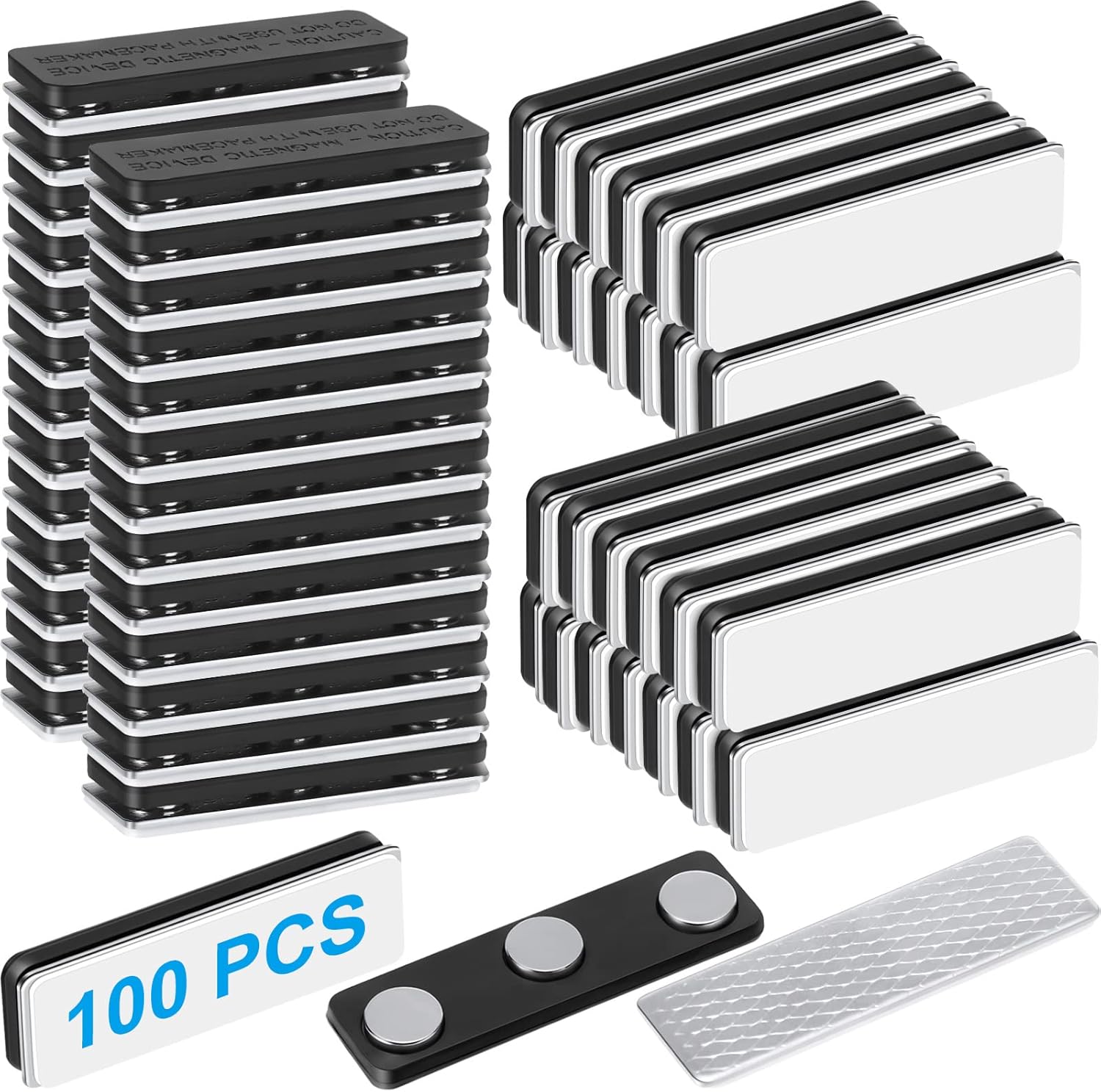 Magnetic Name Tag Holders with Neodymium for Uniforms and ID