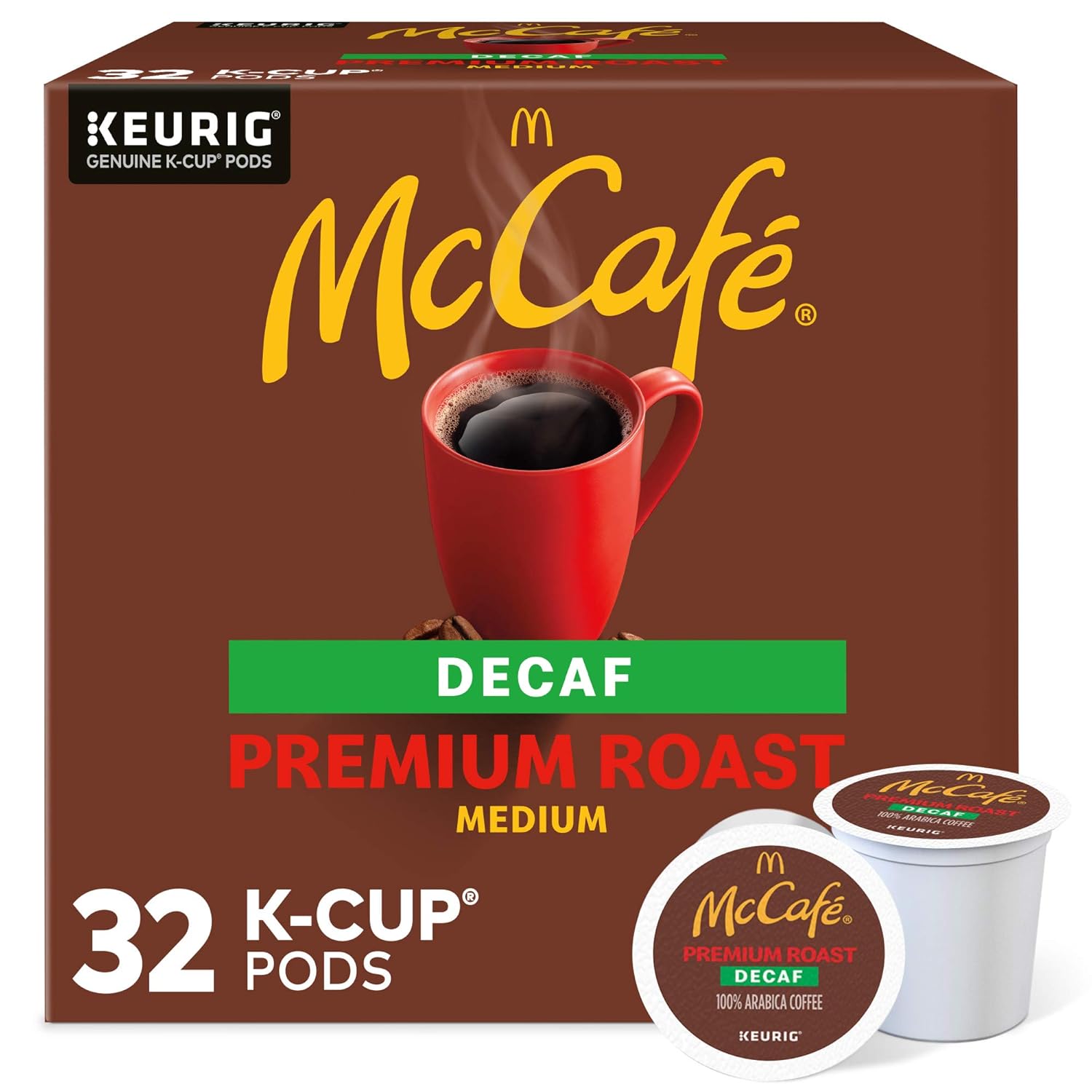 McCafe Premium Decaf K-Cup Pods, 32 ct