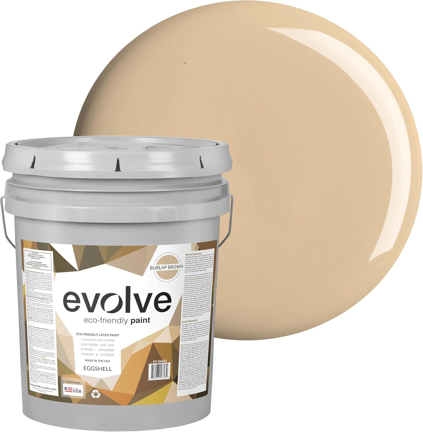 EVOLVE Paint & Primer: Eco-Friendly Low Sheen for Interiors
