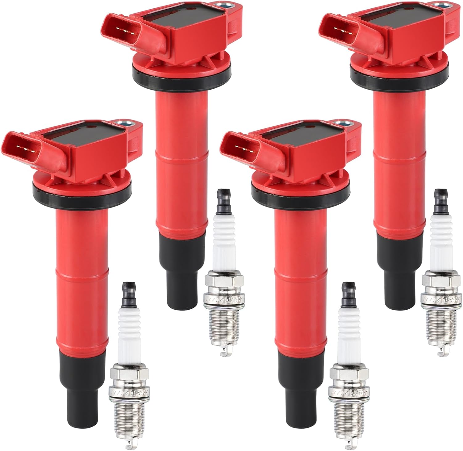 Pindex 4 Pack UF333 Ignition Coils for Toyota and Scion Vehicles