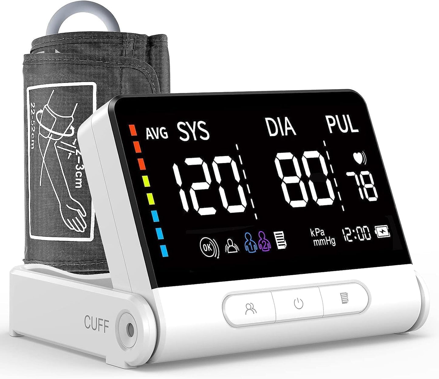 PEKYO Blood Pressure Monitors for Home Use with Large Display