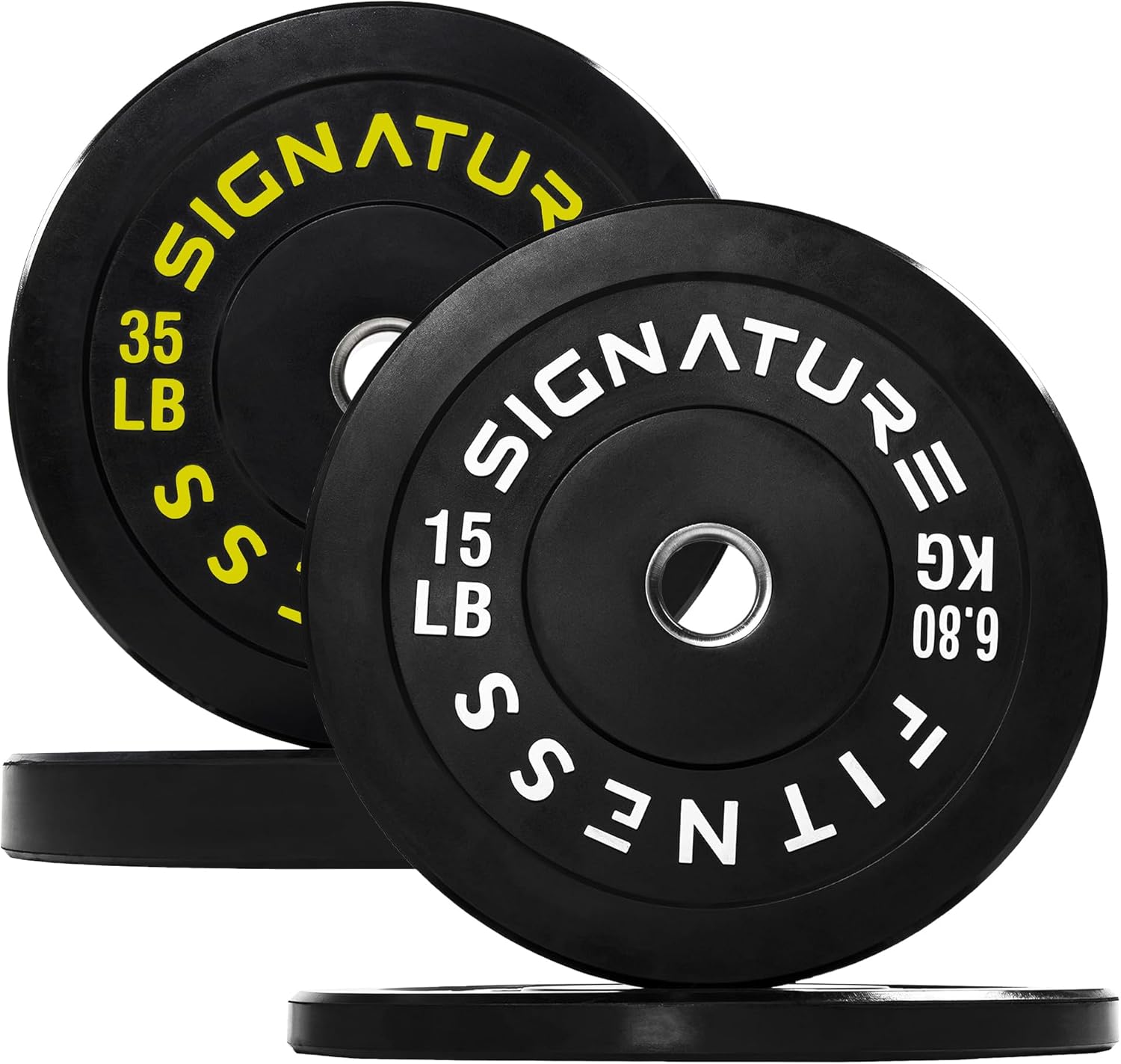 Olympic Bumper Plates Set for Strength Training & Weightlifting