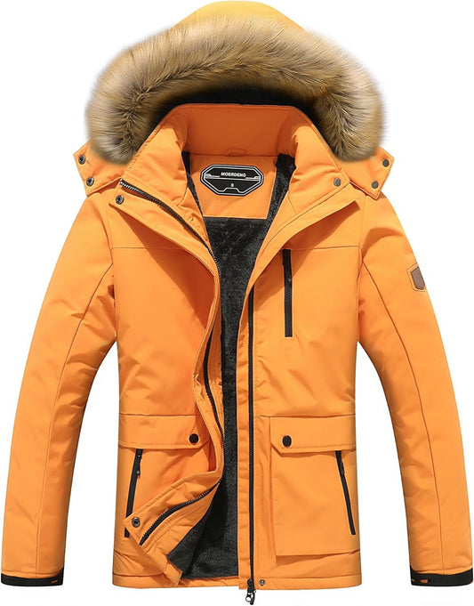 MOERDENG Women's Waterproof Ski Jacket for Winter Activities