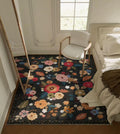 4x6 Bedroom Area Rug Washable Low Pile Non Slip - Easy Care
