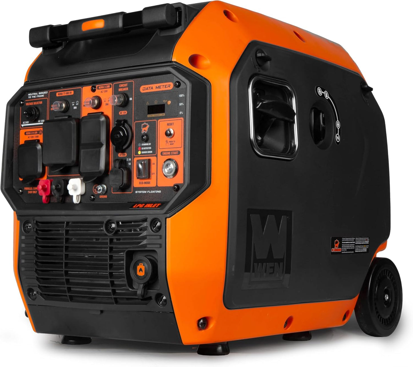 WEN Quiet 6800-Watt Dual Fuel Inverter Generator for RVs