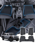 Floor Mats for Jeep Gladiator 2020-2025 - All Weather TPE Full Set