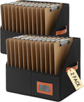 Qozary Clipboard Holder 2-Pack - Foldable Classroom Clipboard