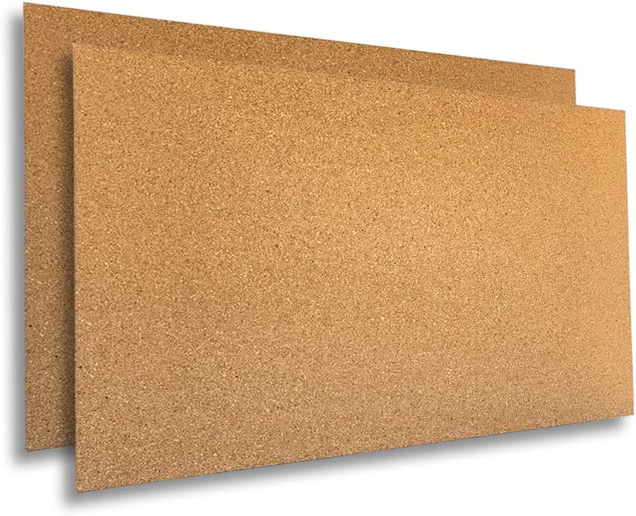 Manton Cork 24in x 36in x 1/4in Thick Cork Sheets for Bulletin Boards