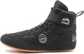 Wrestling Shoes for Men High Top Black - Ankle Support