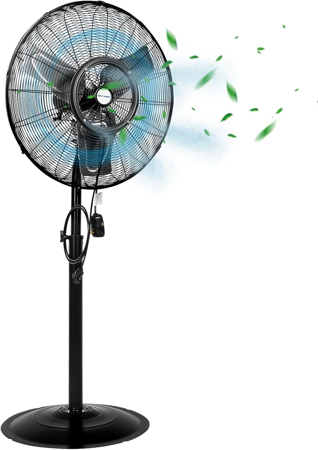 BILT HARD 24in Outdoor Pedestal Oscillating Misting Fan Review