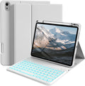 Kenke iPad 11/10th Gen Case with Detachable Keyboard and Backlight