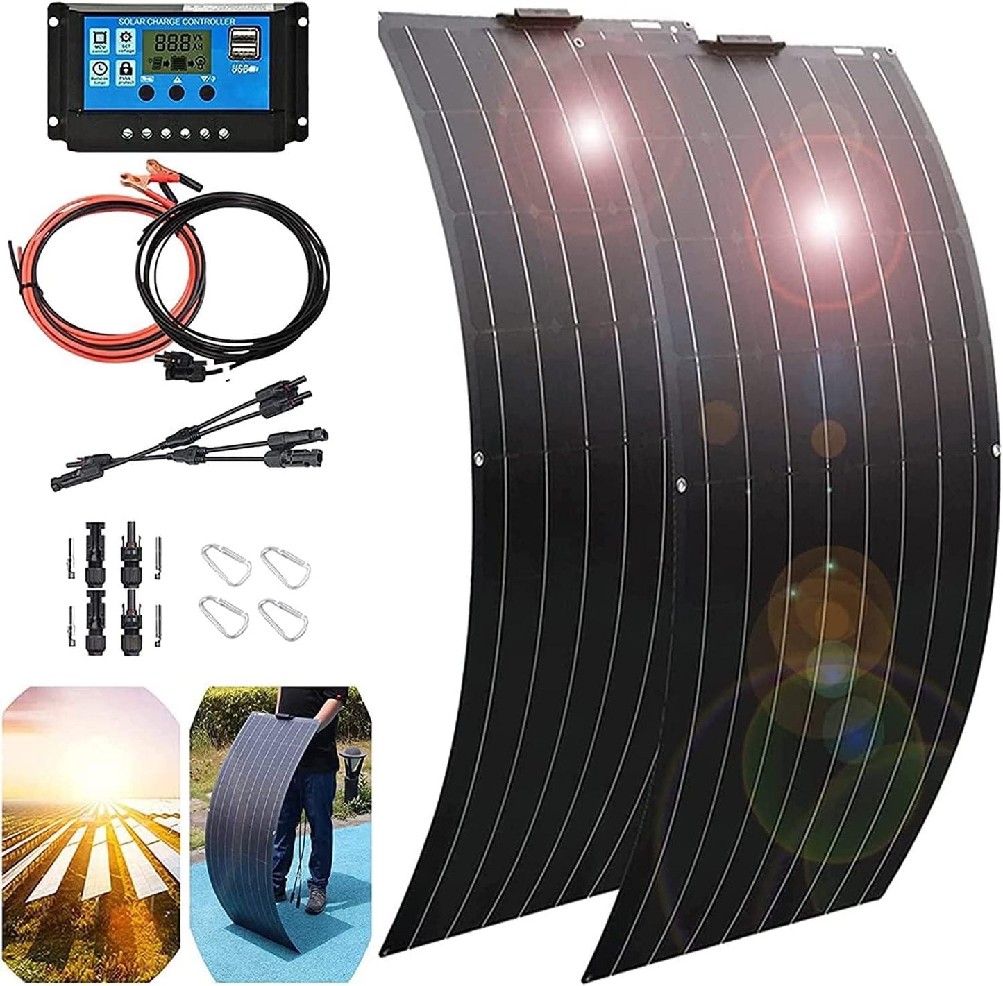 1200 Watt Solar Panel Kit for Efficient Battery Charging Solutions